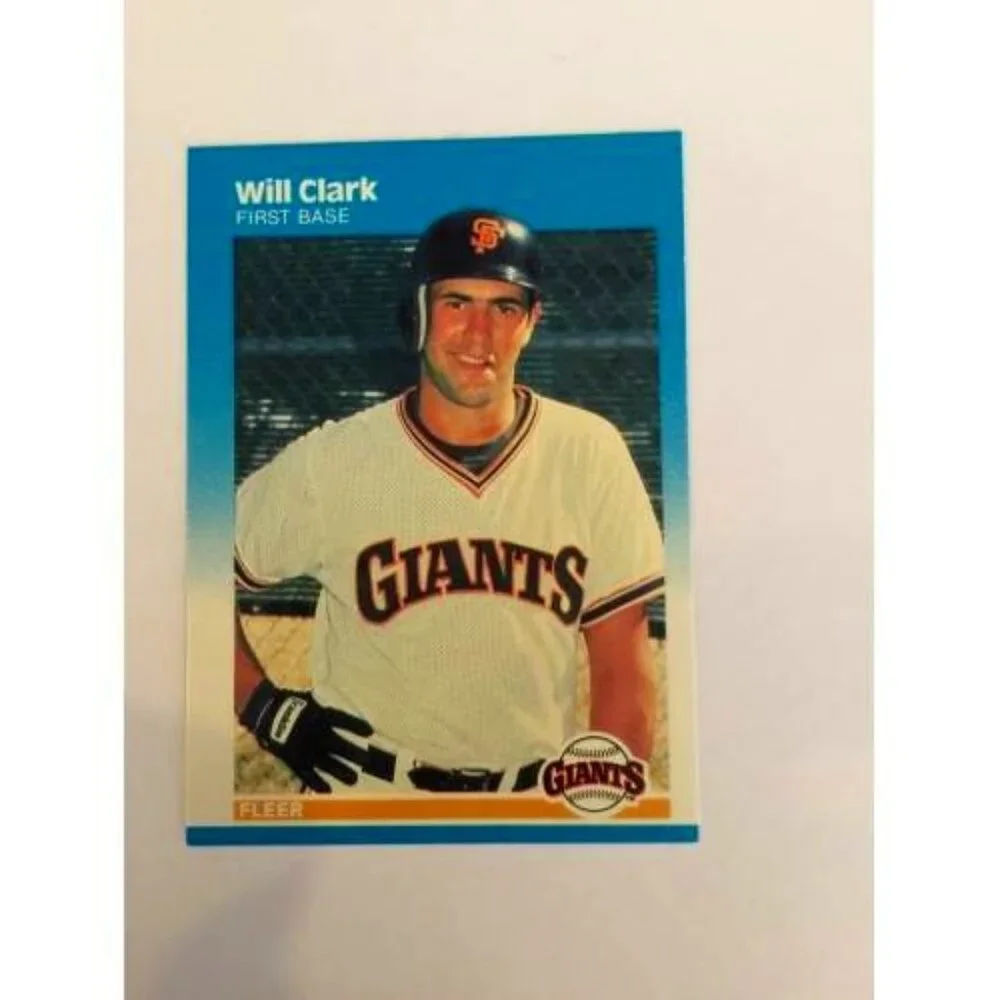 1987 Fleer Will Clark San Francisco Giants RC #269 (038) - Picture 1 of 2